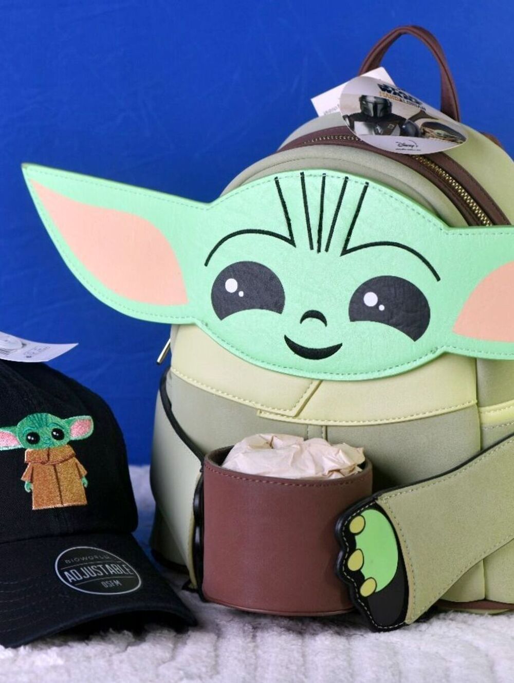 Loungefly Star Wars Mandalorian The Child with Cup Backpack